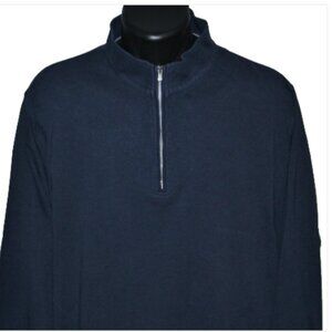 Classic Peter Millar Crown Soft Lightweight 100% Cotton 1/4 Zip XL No Club Logos